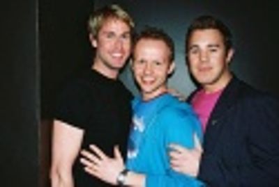 Robb MacArthur (Boy Meets Boy, Bravo TV), Marty Thomas (Wicked) and Wes Culwell (Boy  Photo