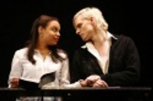 Michelle Beck as Ophelia and Jeffrey Carlson as Hamlet Photo