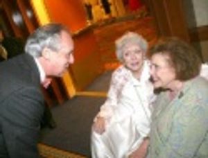 Doug Leeds, Celeste Holm and Patricia Neal Photo