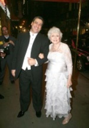 Frank Basile and Celeste Holm Photo