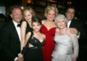 William Ivey Long, Erin Davie, Sarah Hyland, Christine Ebersole, Celeste Holm and Fra Photo