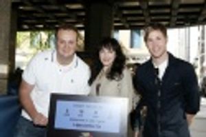 Brad Blanks, Bebe Neuwirth and Ashley Parker Angel Photo