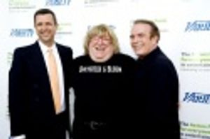 Keith McNutt (AF Director of Western Region)  Bruce Vilanch and David Michaels (AF Di Photo