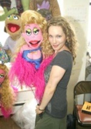 Kelli Sawyer with Lucy the Slut Photo