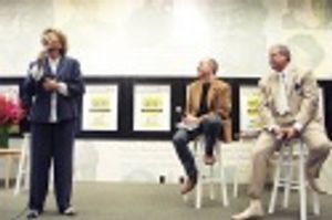 Leslie Uggams, Steven Sorrentino and Stewart Lane Photo