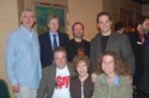 Former Kleban Award Winners: front:  David Spencer, Alison Hubbard, Felicia Needleman Photo