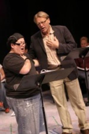 Lea DeLaria and David Rasche Photo