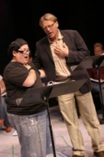 Lea DeLaria and David Rasche Photo