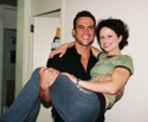Cheyenne Jackson (Superman) and Jean Louisa Kelly (Lois Lane) Photo