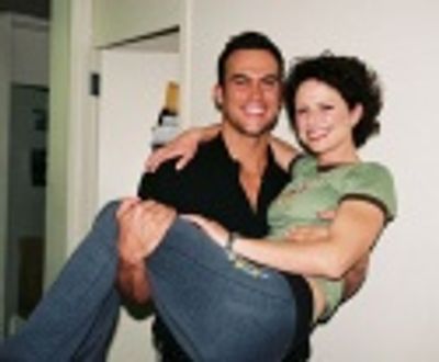 Cheyenne Jackson (Superman) and Jean Louisa Kelly (Lois Lane) Photo