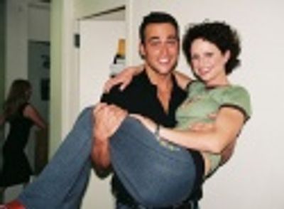 Cheyenne Jackson and Jean Louisa Kelly Photo