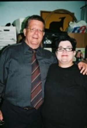 James Morgan and Lea Delaria (Dr. Abner Sedgwick) Photo