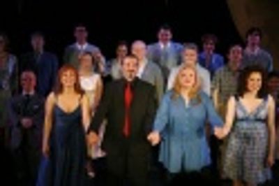 Jacquelyn Piro Donovan, Marc Kudisch, Emily Skinner, Christiane Noll and cast Photo