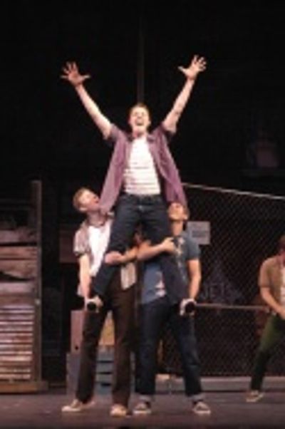 Matt Gibson as Diesel, Justin Bohon as Riff and Spencer Howard as Big Deal - "The Jet Photo