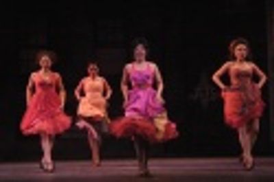 Nicky Cooper as Teresita, Rebecca Riker as Francesca, Jacqueline Colmer and Kristin P Photo