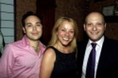 Patrick Catullo, Sharon Fallon and Isaac Robert Hurwitz Photo