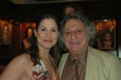 Stephanie J. Block and Drama Desk President William Wolf Photo