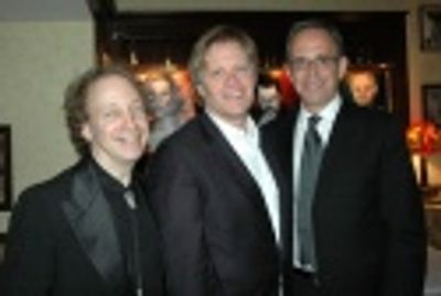 Creator, writer and host Scott Siegel, director Dan Foster and musical director Ross  Photo