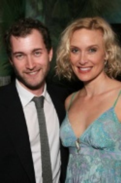 Director Kevin Newbury and cast member Rachel deBenedet Photo