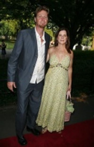 Thaddeus Scheel and Marcia Gay Harden Photo