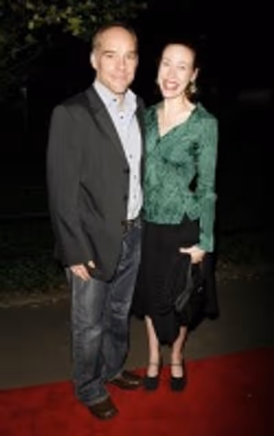 Michael Winther and Veanne Cox Photo