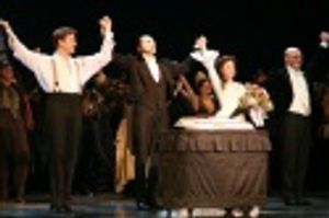 Tim Martin Gleason (Raoul), Brent Barrett (Phantom), Kristi Holden (new "Christine")  Photo