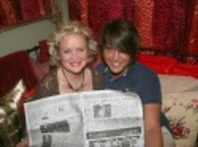 Christine Ebersole and one of her many fans - YouTube's William Sledd Photo