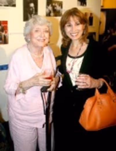 Celeste Holm and Valerie Smaldone Photo