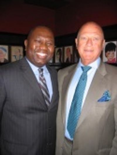 Georg Jensen president Larry Barkley and Laurence Krashes Photo