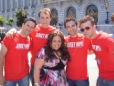 Steve Gouveia, John Hickman, Nikki Blonsky, Jarrod Spector and Jeremy Kushnier Photo