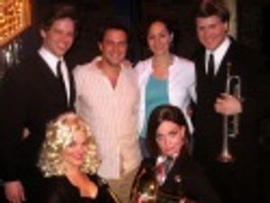 (In clockwise from top) James Donegan, Raul Esparza, Barbara Walsh, Jared Bradshaw, J Photo