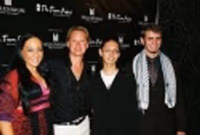 Carson Kressley with the receipients of "The 2007 Colin Higgins Youth Courage Award"  Photo
