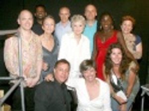 Cast members, joined by producer Michael Alden, director Lucy Sexton and Kathleen Rus Photo