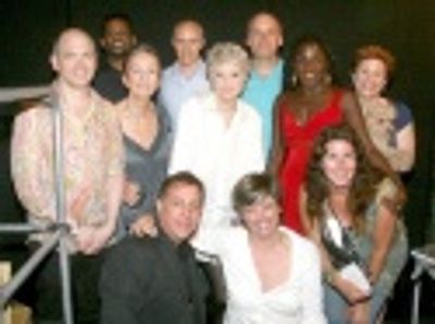 Cast members, joined by producer Michael Alden, director Lucy Sexton and Kathleen Rus Photo