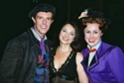 Gavin Lee, Fran Drescher and Megan Osterhaus Photo