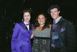 Megan Osterhaus (Mary Poppins - Understudy) Jo Frost and Gavin Lee (Bert) Photo