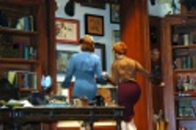 Margaret Colin and Harriet Harris Photo