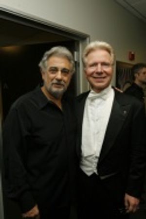PlÃ¡cido Domingo and John Mauceri Photo
