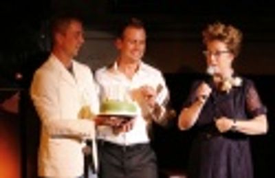 Shane Scheel, Chris Isaacson and Miss Pamilla Perkins (Susan Peahl) Photo