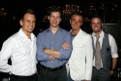 Chris Isaacson, Kevin Earley, Shane Scheel and Trapper Felides Photo