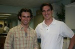 Nicolas Galbraith (Guard/Cockney) and Gerritt Vandermeer (Albert) Photo