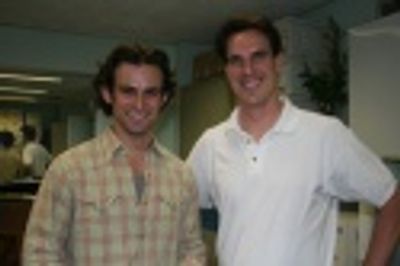 Nicolas Galbraith (Guard/Cockney) and Gerritt Vandermeer (Albert) Photo