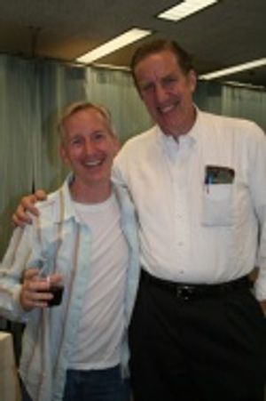 Roger DeWitt (Brown/Archbishop/Ensemble) and Nick Wyman (Palmerston/Gladstone) Photo