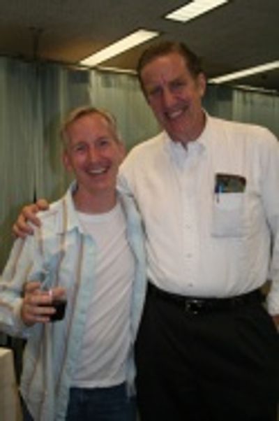 Roger DeWitt (Brown/Archbishop/Ensemble) and Nick Wyman (Palmerston/Gladstone) Photo