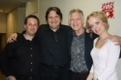 Jay Mack (Percussion), James Bassi (Piano), Michael Montel and Nancy Anderson Photo