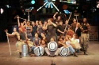 The cast of 'Stomp Out Loud' Photo
