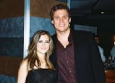 Rebecca Budig and husband Bob Guiney 


 Photo