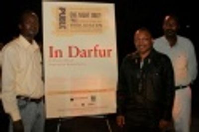 Daoud Ibrahim Hari, Omer Ismail and Gouma Hari Mahamat (Translators) Photo
