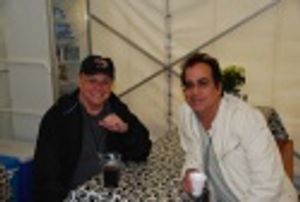 Marty Erlichman and Richard Jay-Alexander in the mess hall / Vienna Photo