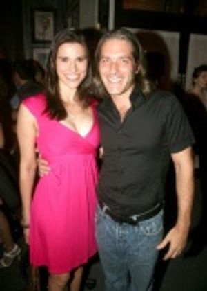 David Cornue and wife - "Law & Order" star Melina Govich Photo